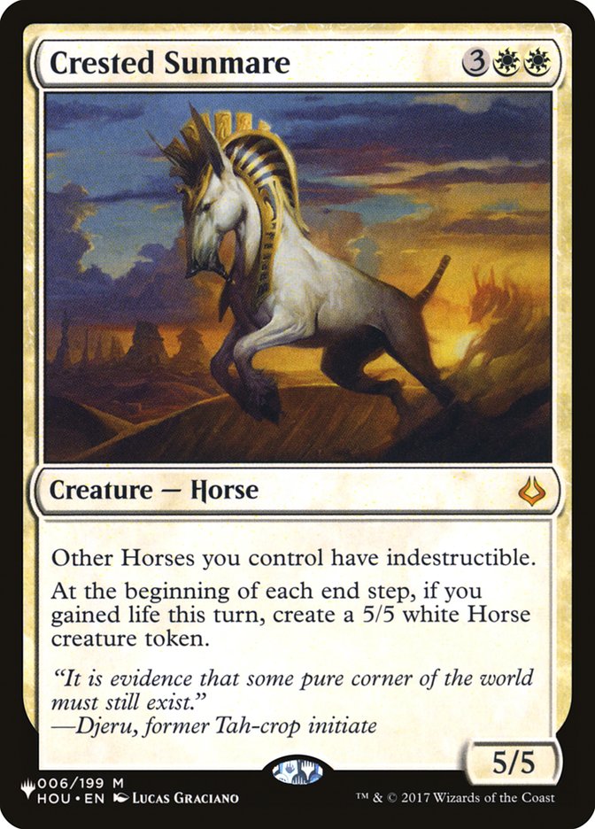 Crested Sunmare [The List] | Magic Magpie