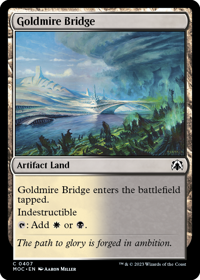 Goldmire Bridge [March of the Machine Commander] | Magic Magpie