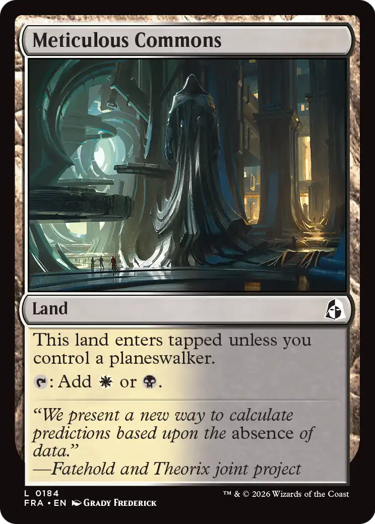 Meticulous Commons [Reality Fracture] | Magic Magpie