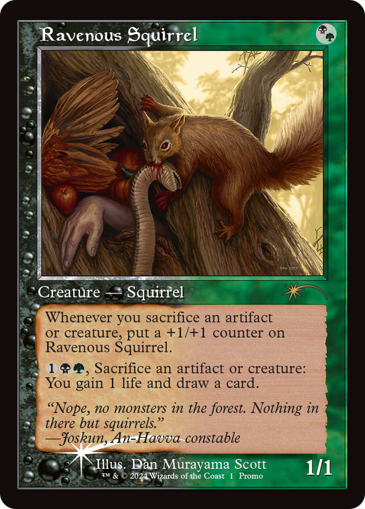 Ravenous Squirrel (Open House) [Wizards Play Network 2024] | Magic Magpie