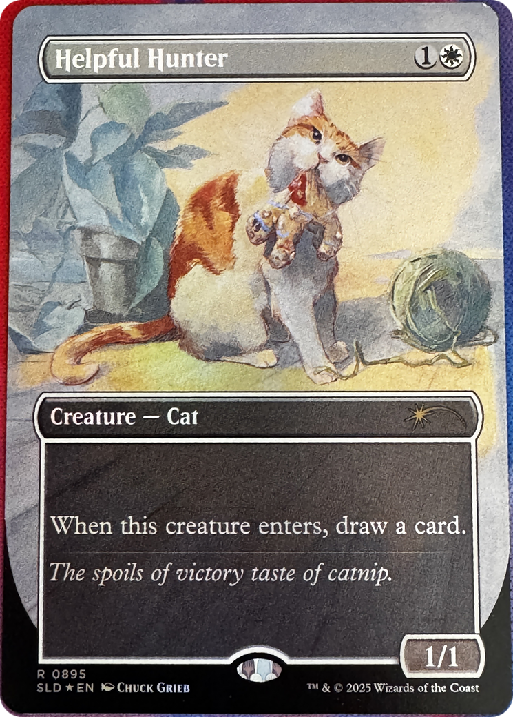 Helpful Hunter (0895) (Rainbow Foil) [Secret Lair Drop Series] | Magic Magpie