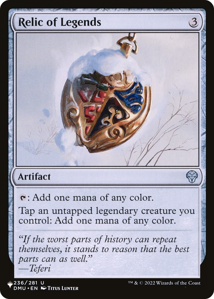 Relic of Legends [The List] | Magic Magpie
