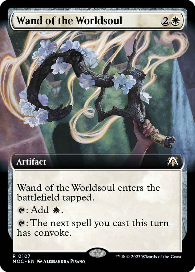 Wand of the Worldsoul (Extended Art) [March of the Machine Commander] | Magic Magpie