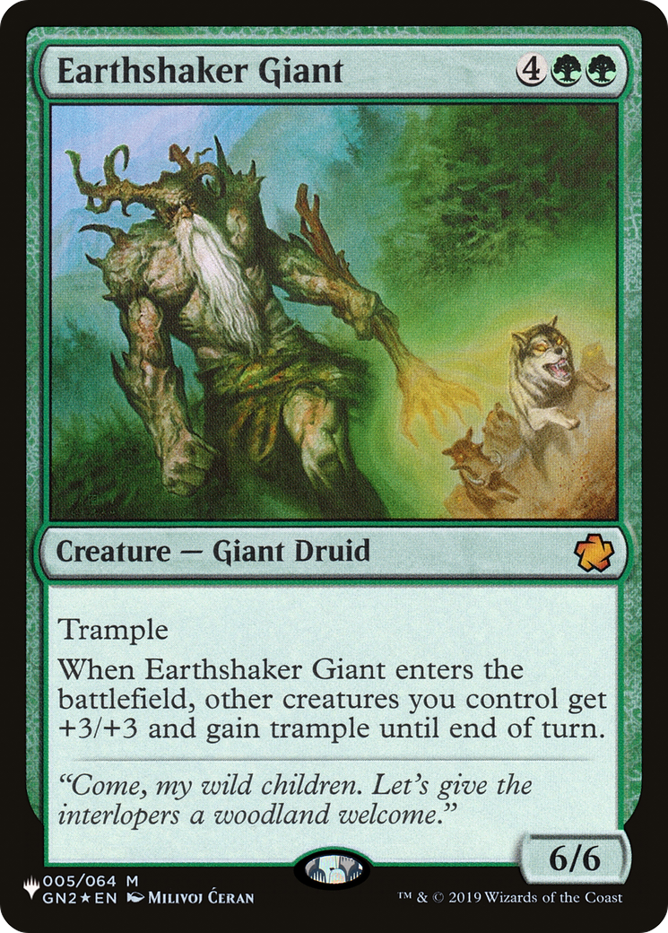 Earthshaker Giant [The List Reprints] | Magic Magpie