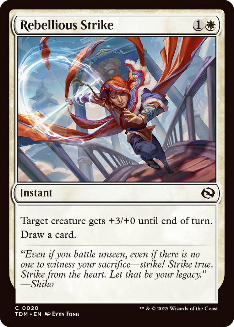 Rebellious Strike [Tarkir: Dragonstorm] | Magic Magpie