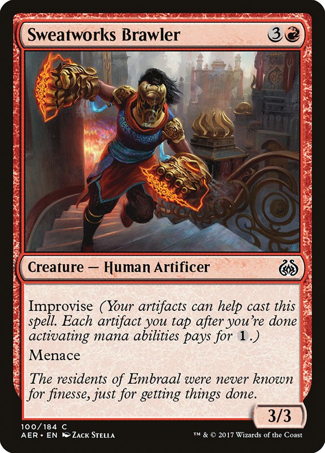 Sweatworks Brawler [Aether Revolt] | Magic Magpie
