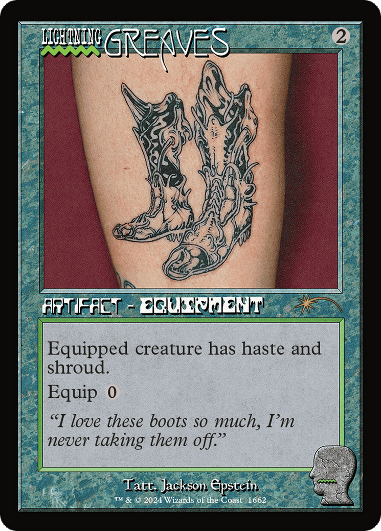 Lightning Greaves (1662) (Rainbow Foil) [Secret Lair Drop Series] | Magic Magpie
