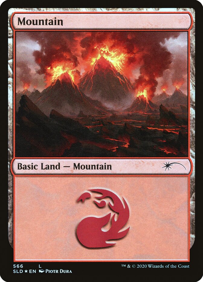 Mountain (Seismic) (566) [Secret Lair Drop Promos] | Magic Magpie