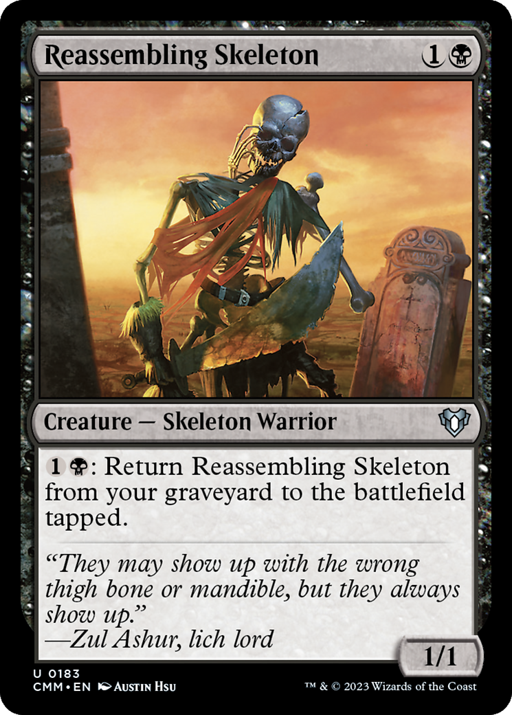 Reassembling Skeleton [Commander Masters] | Magic Magpie