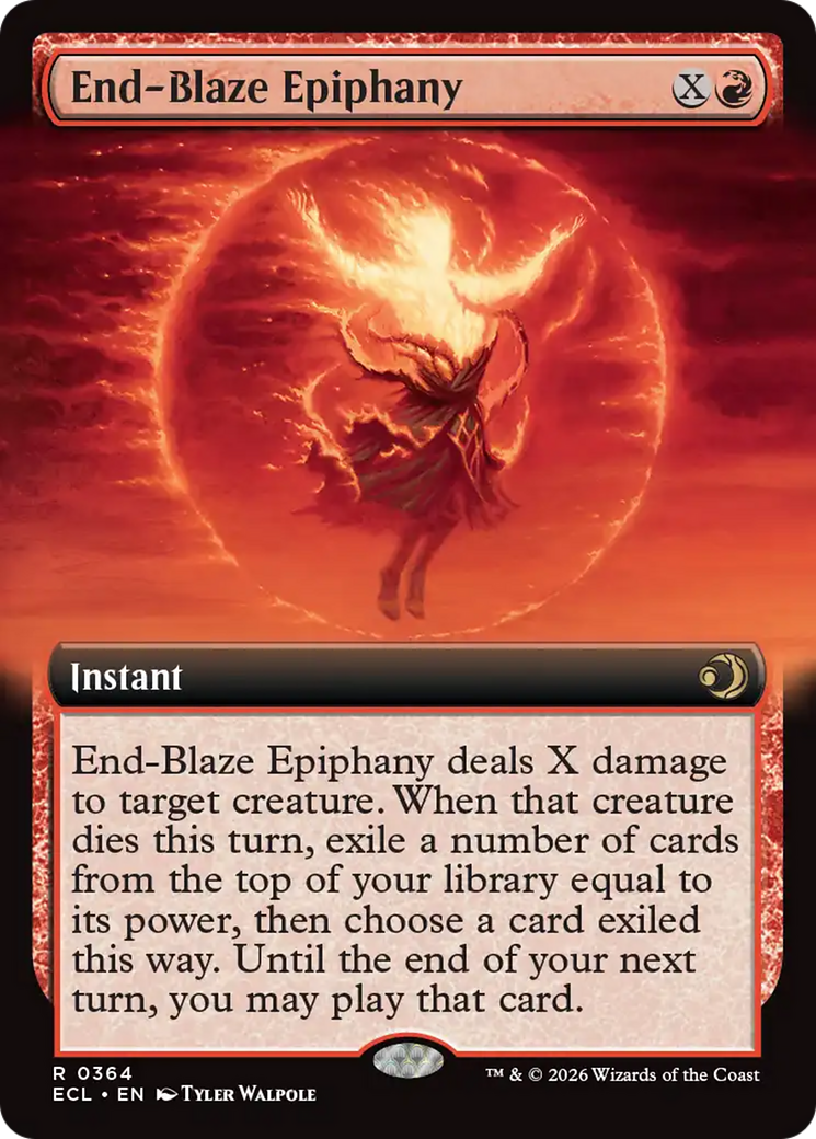 End-Blaze Epiphany (Extended Art) [Lorwyn Eclipsed] | Magic Magpie