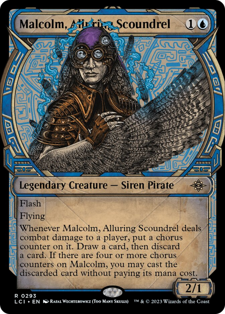 Malcolm, Alluring Scoundrel (Showcase) [The Lost Caverns of Ixalan] | Magic Magpie