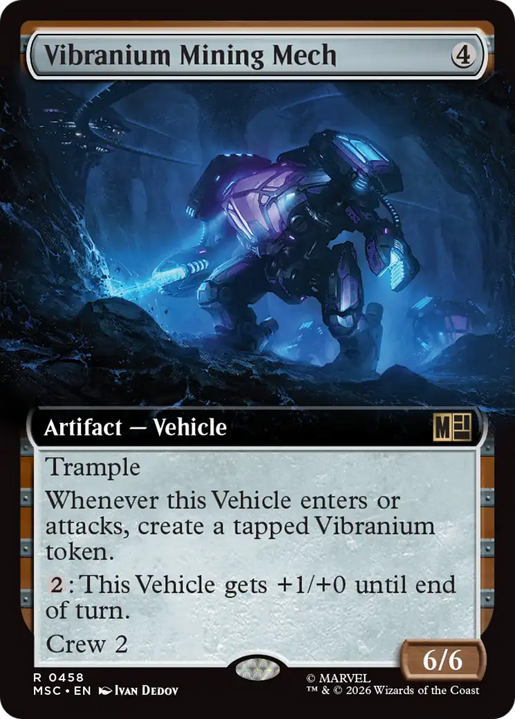 Vibranium Mining Mech (Extended Art) [Marvel Super Heroes Commander] | Magic Magpie
