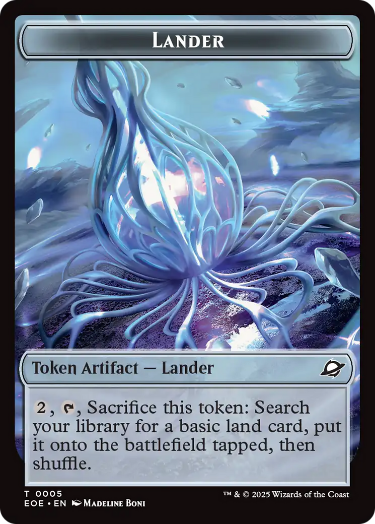 Drone // Lander (0005) Doubled-Sided Token [Edge of Eternities Tokens] | Magic Magpie