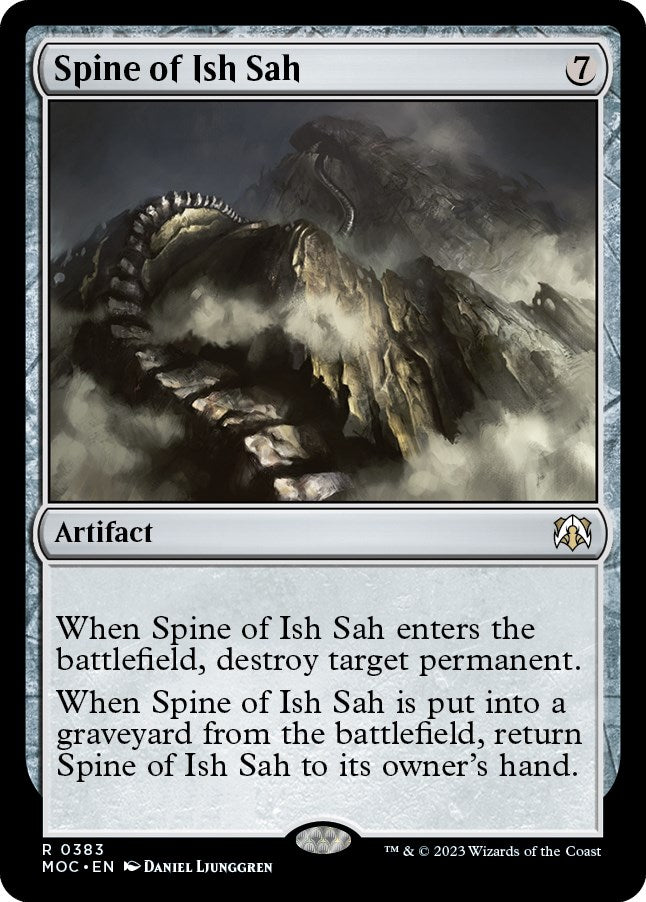 Spine of Ish Sah [March of the Machine Commander] | Magic Magpie