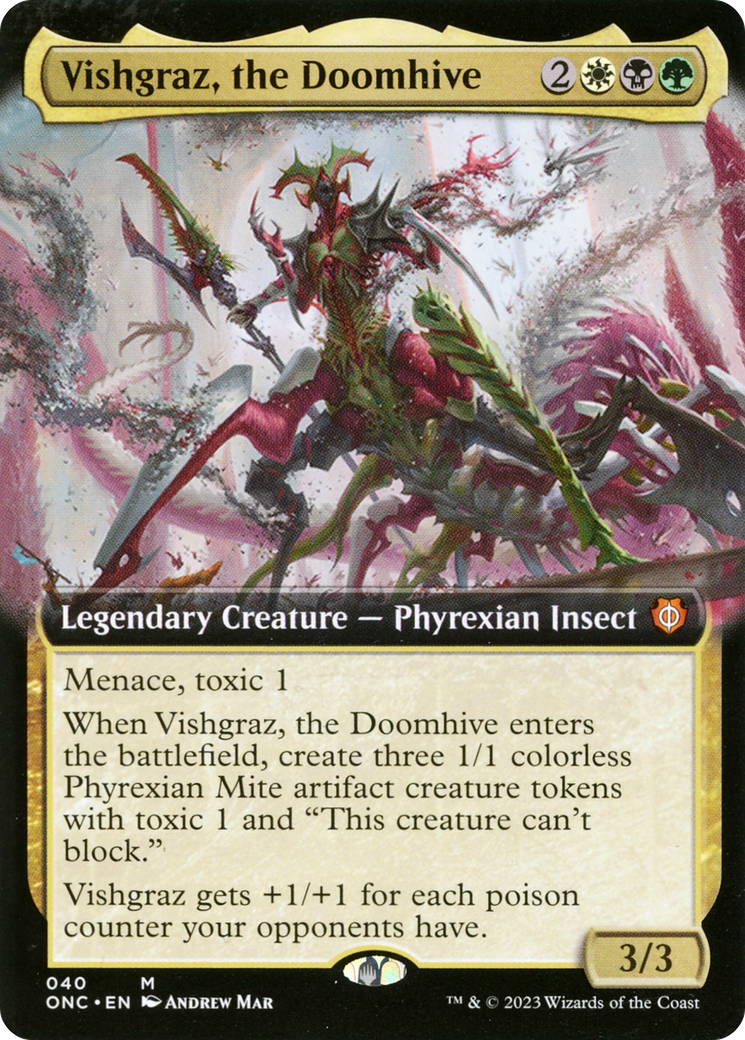 Vishgraz, the Doomhive (Extended Art) [Phyrexia: All Will Be One Commander] | Magic Magpie