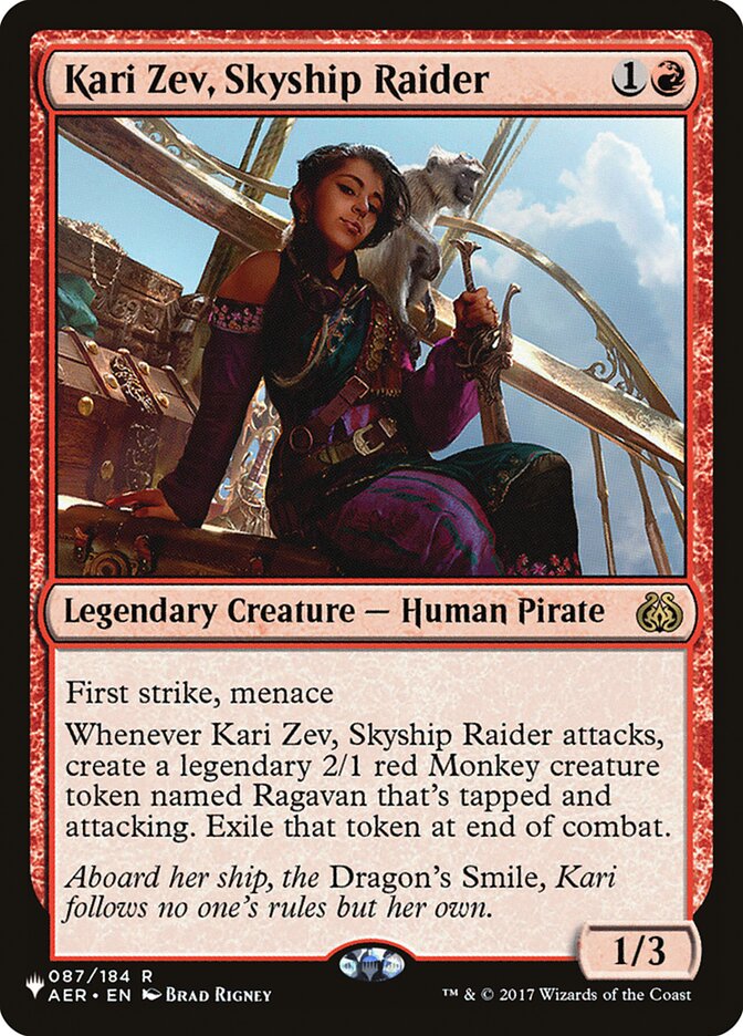 Kari Zev, Skyship Raider [The List] | Magic Magpie