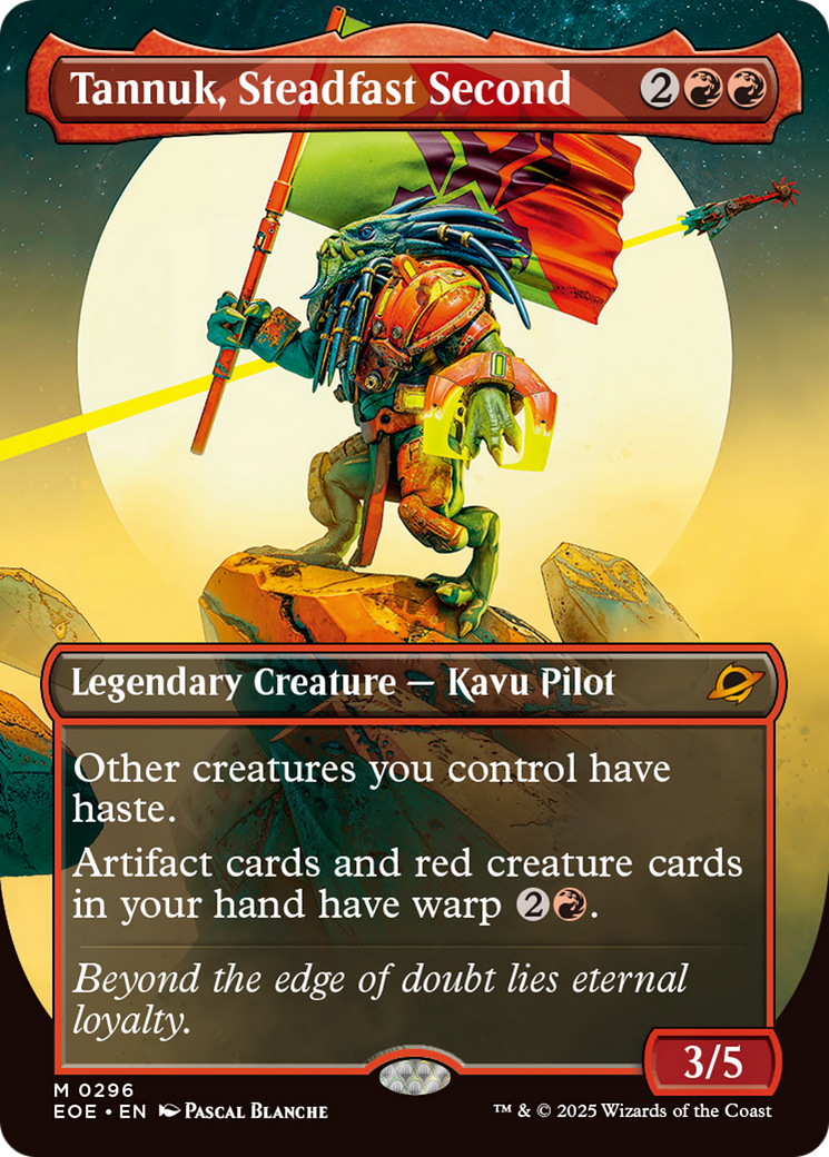 Tannuk, Steadfast Second (Borderless) [Edge of Eternities] | Magic Magpie