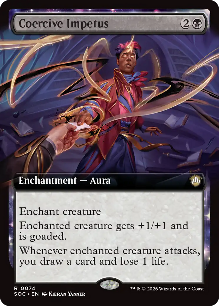 Coercive Impetus (Extended Art) [Secrets of Strixhaven Commander] | Magic Magpie