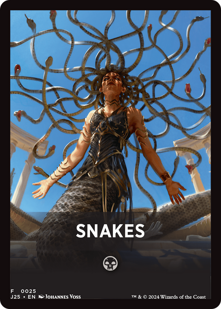 Snakes Theme Card [Foundations Jumpstart Front Cards] | Magic Magpie