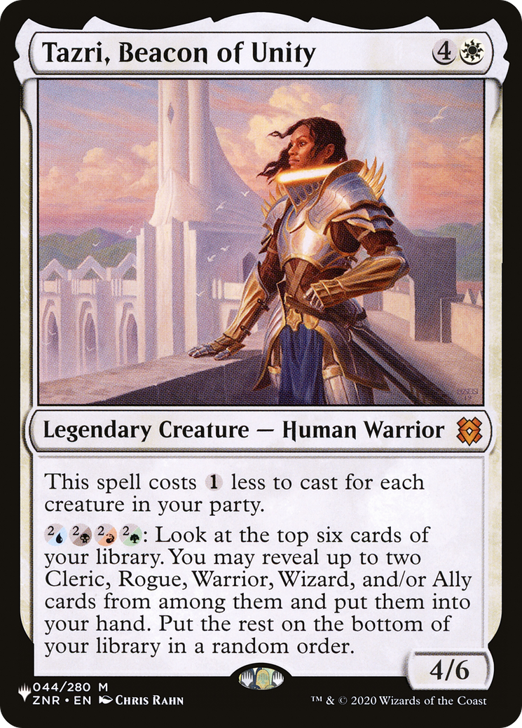 Tazri, Beacon of Unity (ZNR) [The List] | Magic Magpie