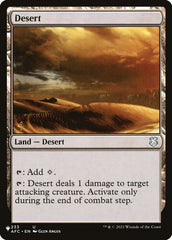 Desert [The List] | Magic Magpie