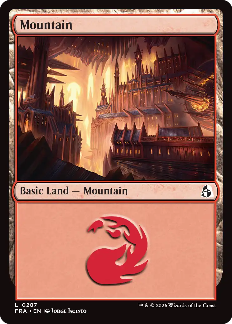 Mountain (0287) [Reality Fracture] | Magic Magpie