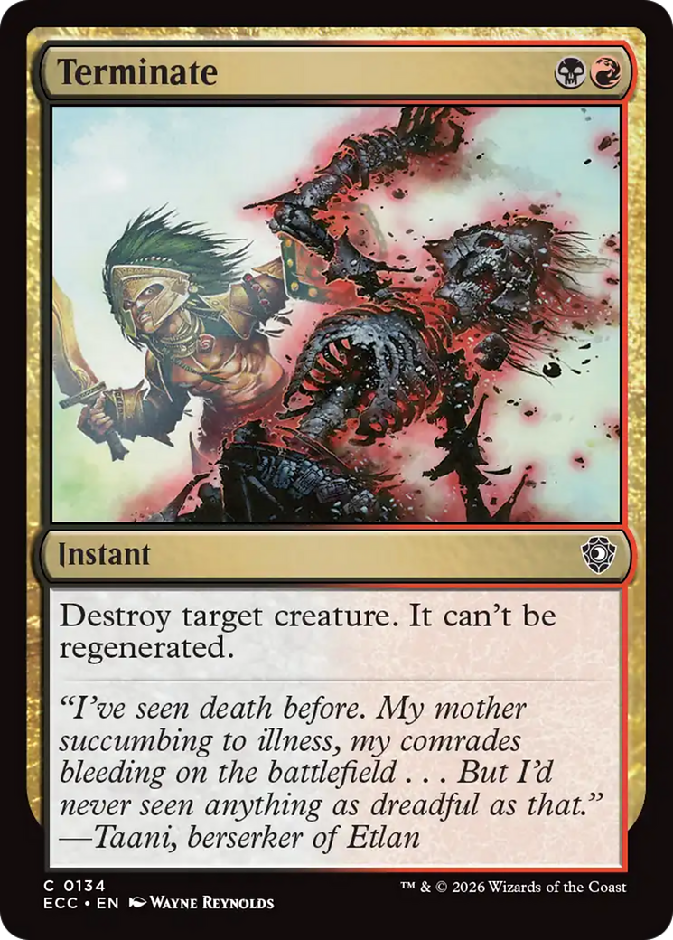 Terminate [Lorwyn Eclipsed Commander] | Magic Magpie