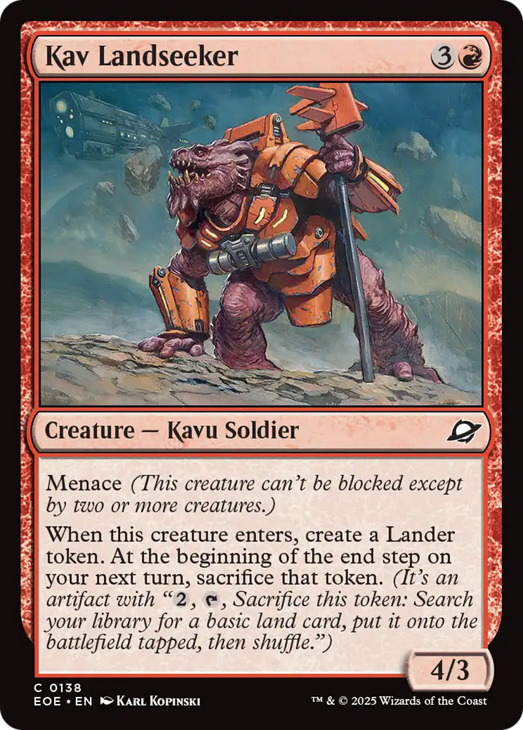Kav Landseeker [Edge of Eternities] | Magic Magpie