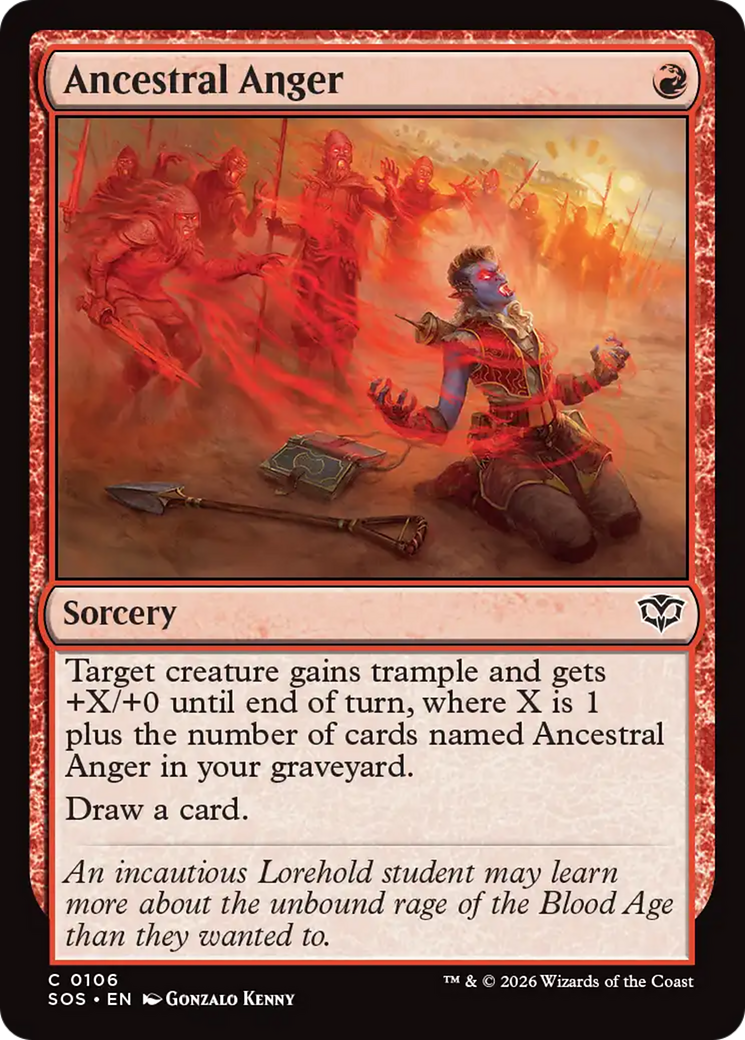 Ancestral Anger [Secrets of Strixhaven] | Magic Magpie