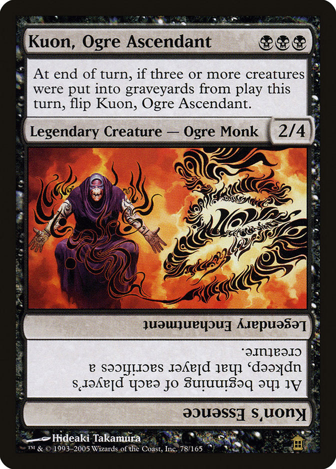Kuon, Ogre Ascendant // Kuon's Essence [Saviors of Kamigawa] | Magic Magpie