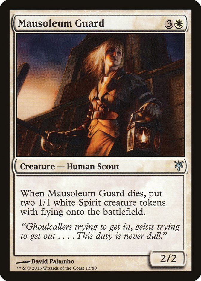 Mausoleum Guard [Duel Decks: Sorin vs. Tibalt] | Magic Magpie