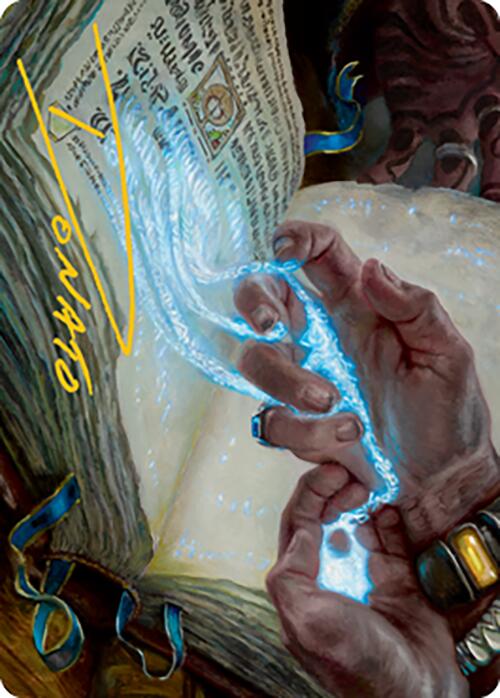 Mystic Redaction Art Card (Gold-Stamped Signature) [Modern Horizons 2 Art Series] | Magic Magpie