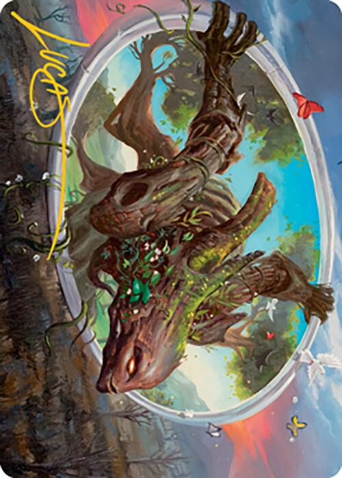 Gaea's Will Art Card (Gold-Stamped Signature) [Modern Horizons 2 Art Series] | Magic Magpie