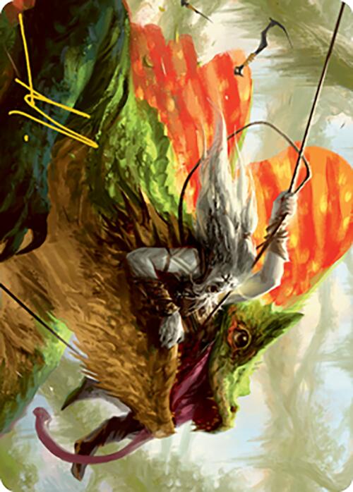 Captured by Lagacs Art Card (Gold-Stamped Signature) [Modern Horizons 2 Art Series] | Magic Magpie