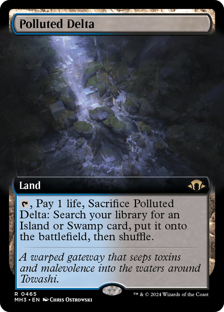 Polluted Delta (Extended Art) [Modern Horizons 3] | Magic Magpie