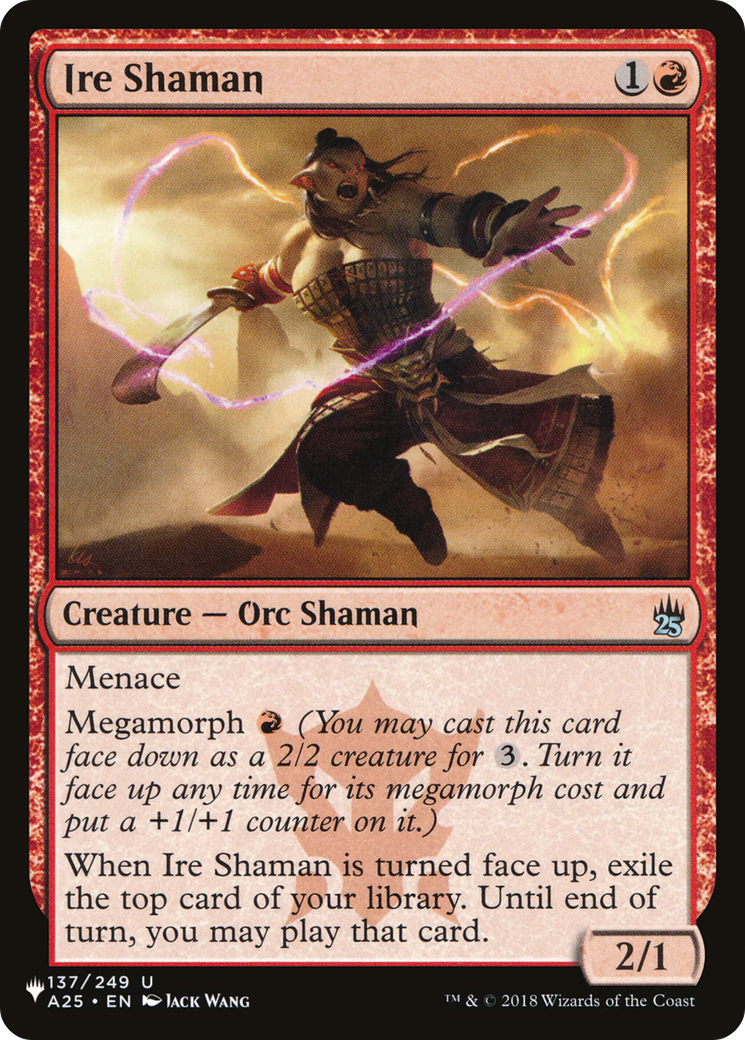 Ire Shaman [The List Reprints] | Magic Magpie