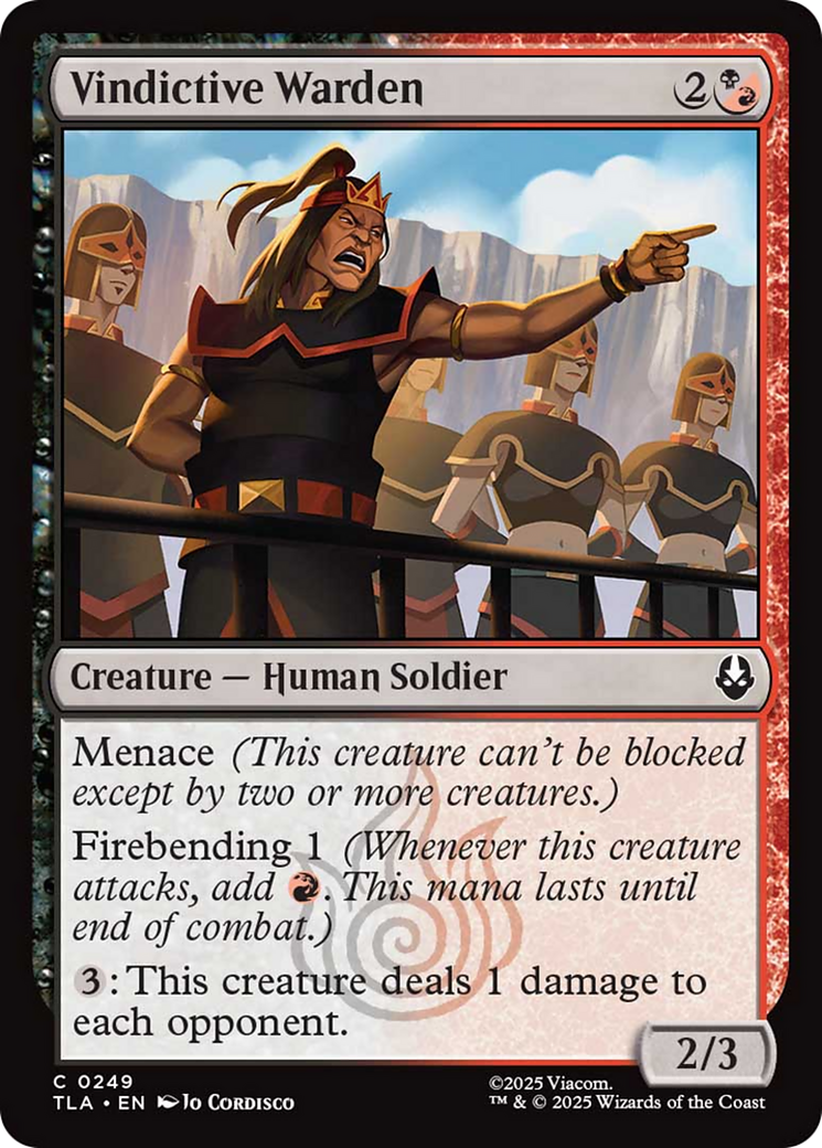 Vindictive Warden [Avatar: The Last Airbender] | Magic Magpie