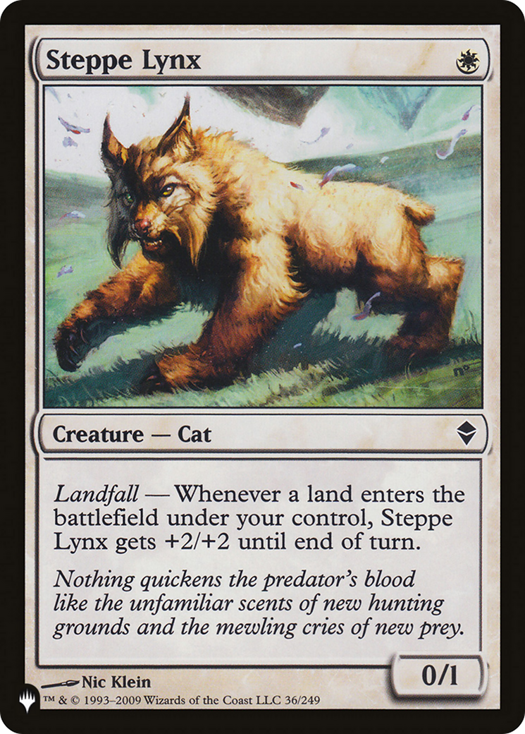 Steppe Lynx [The List Reprints] | Magic Magpie