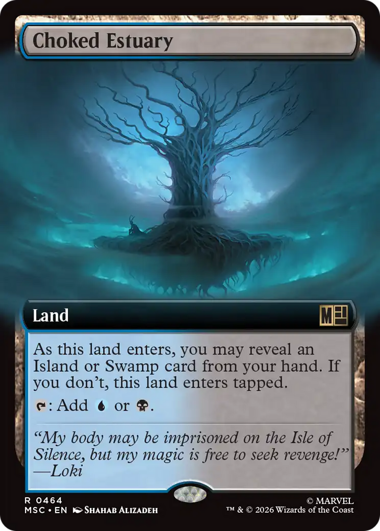 Choked Estuary (Extended Art) [Marvel Super Heroes Commander] | Magic Magpie