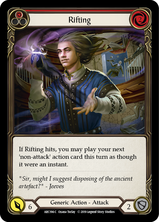 Rifting (Red) [ARC194-C] (Arcane Rising)  1st Edition Rainbow Foil | Magic Magpie