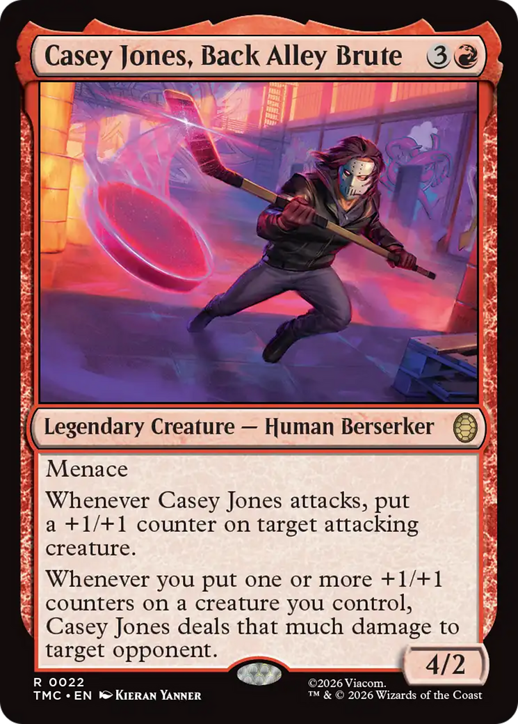 Casey Jones, Back Alley Brute [Teenage Mutant Ninja Turtles Commander] | Magic Magpie