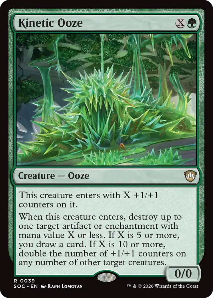 Kinetic Ooze [Secrets of Strixhaven Commander] | Magic Magpie