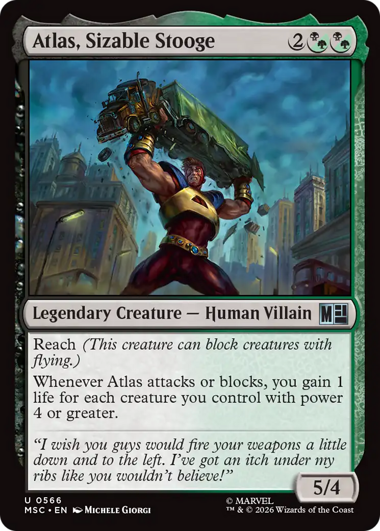 Atlas, Sizable Stooge [Marvel Super Heroes] | Magic Magpie