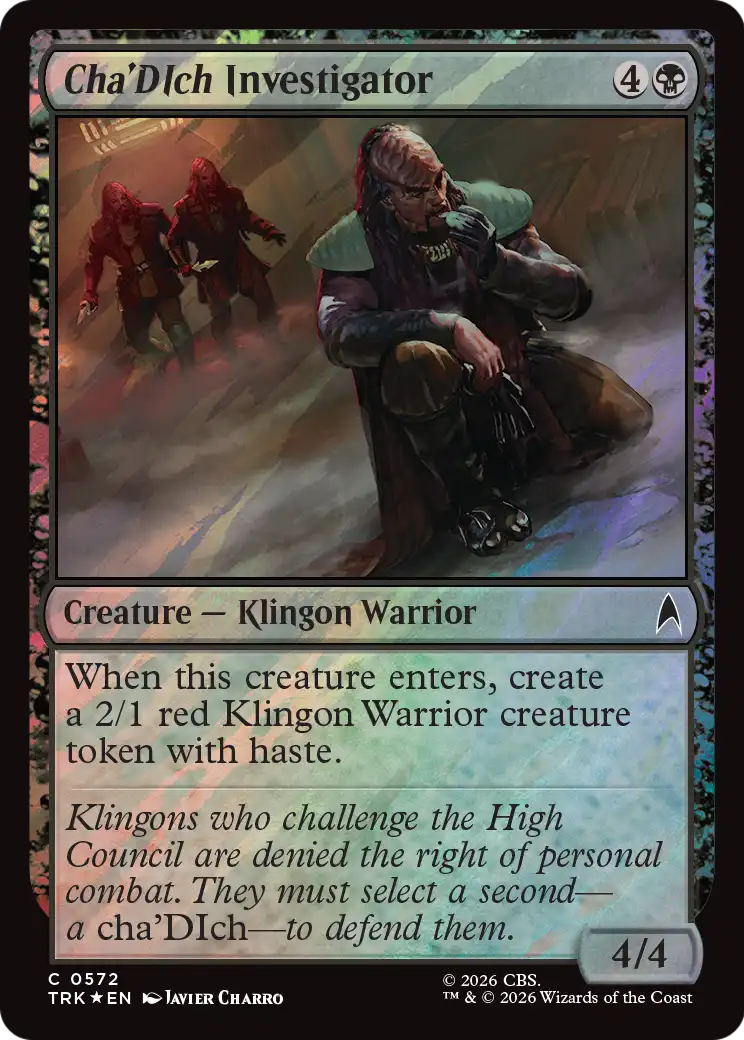 Cha'Dich Investigator (Surge Foil) [Star Trek] | Magic Magpie
