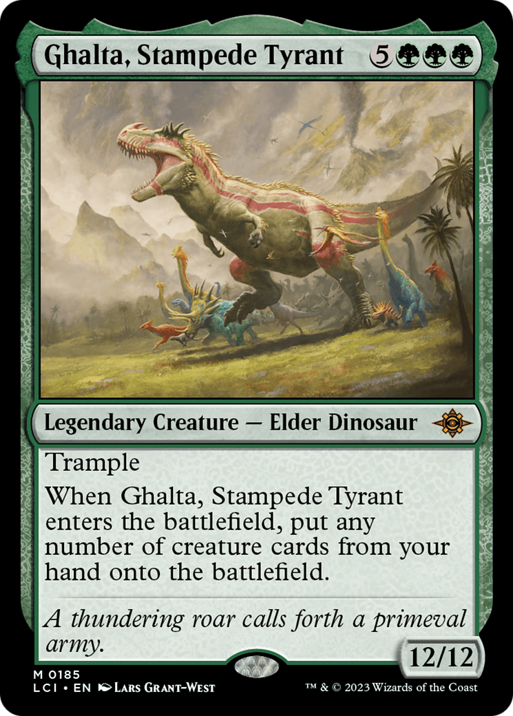 Ghalta, Stampede Tyrant [The Lost Caverns of Ixalan] | Magic Magpie