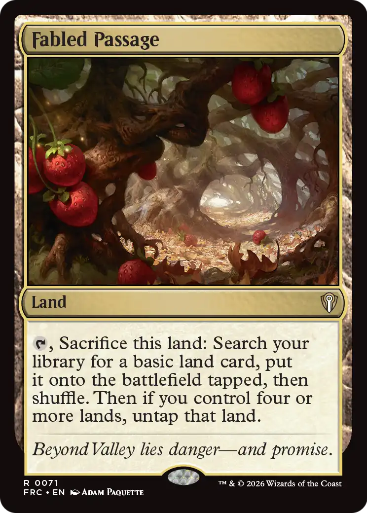 Fabled Passage [Reality Fracture Commander] | Magic Magpie
