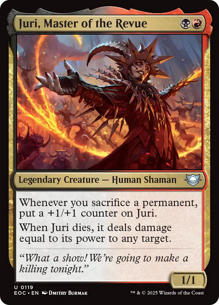 Juri, Master of the Revue [Edge of Eternities Commander] | Magic Magpie