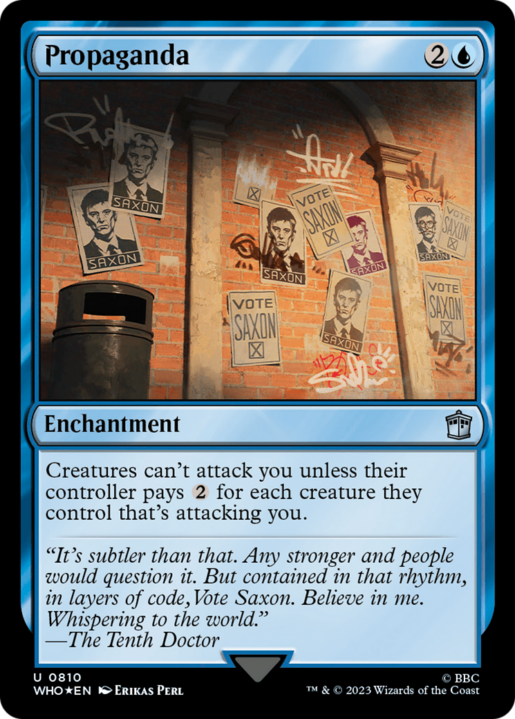 Propaganda (Surge Foil) [Doctor Who] | Magic Magpie