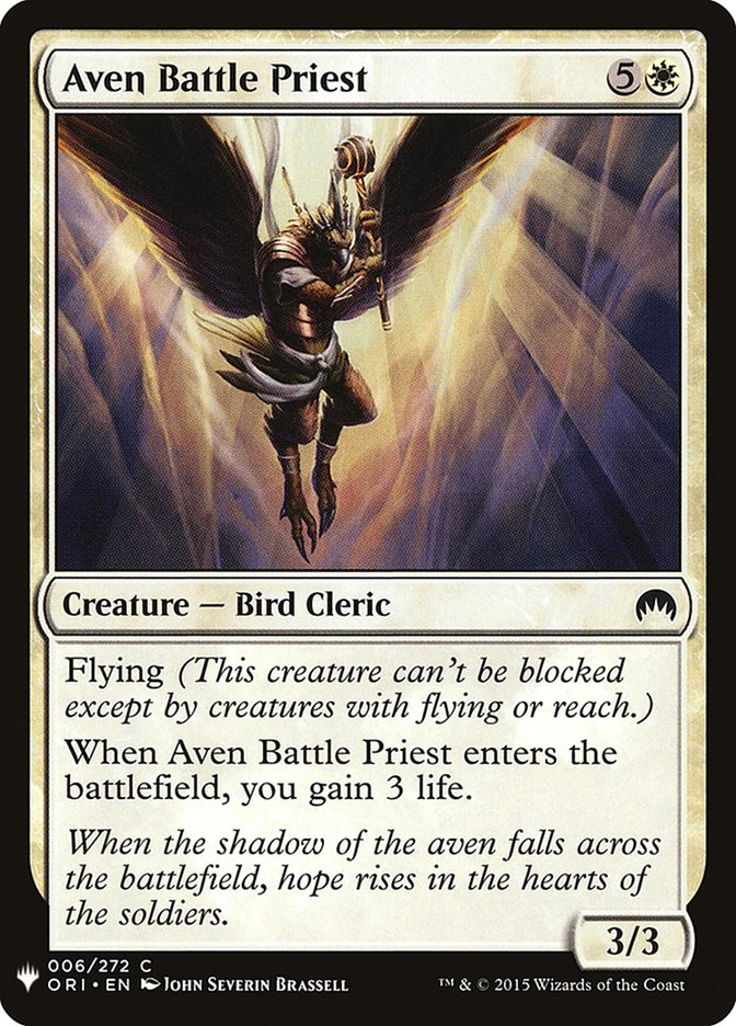 Aven Battle Priest [Mystery Booster] | Magic Magpie