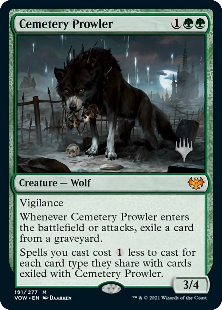 Cemetery Prowler (Promo Pack) [Aetherdrift Promos] | Magic Magpie